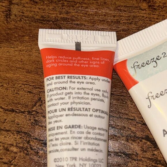 Freeze 24-7 AntiAging Eye Serum 0.23 fl oz / 7 ml Travel Size 3 Packs NEW - Picture 4 of 6